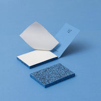 Bloc-notes A7 à couverture souple SPRAY SPLASH BLUE